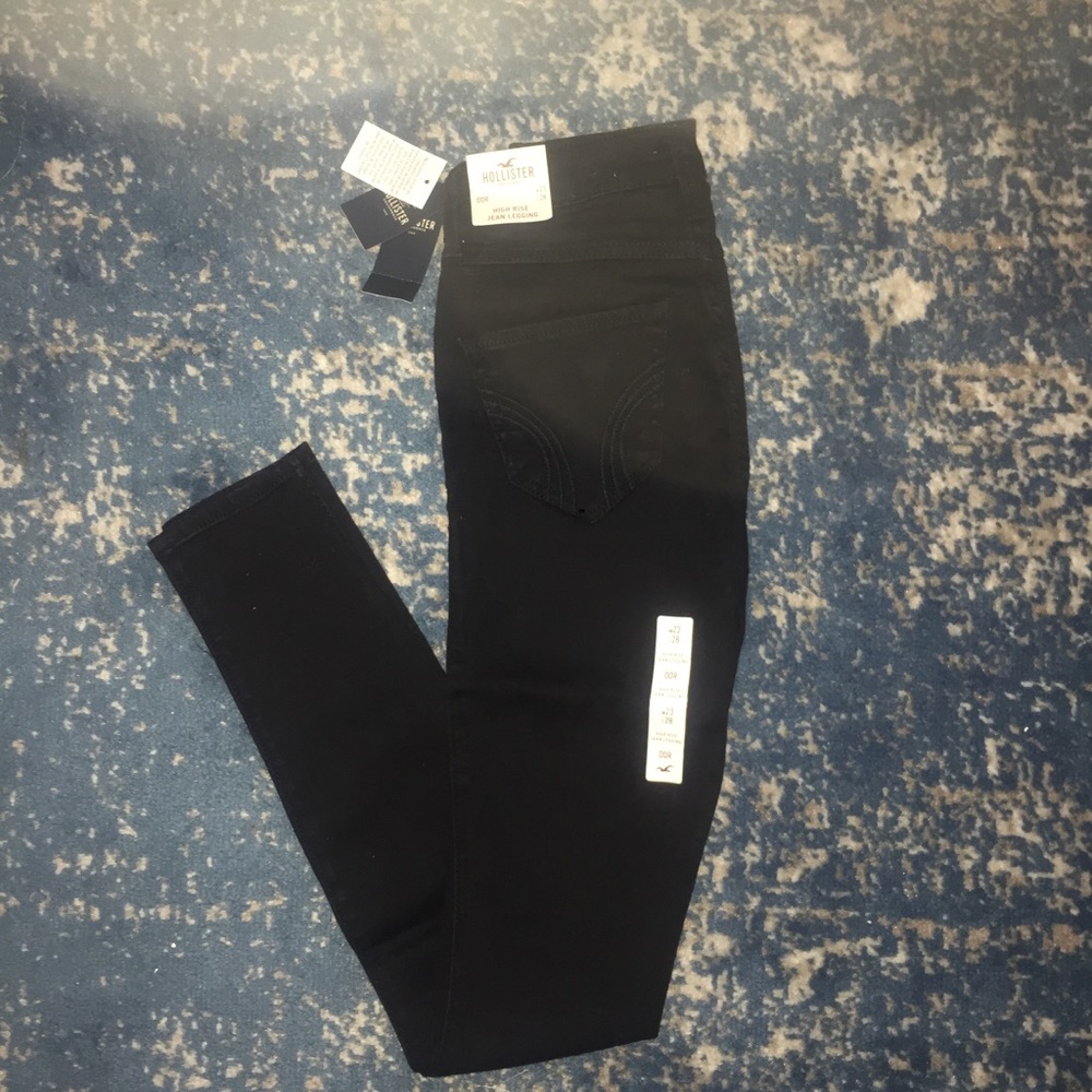 Hollister Black High Rise Jean Legging